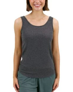 Essential Ribbed Charcoal Fitted Tank Top -Active Aura Shop EssentialRibbedFitteTankTop Stock Charcoal 1 9a924d62 0d82 40b1 9d6f d60a50242197