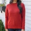 Everyday Autumn Red Mock Neck Sweater -Active Aura Shop EverydayCrewneckSweater Ember 8 f8896cad dc07 47d8 b7d3 b5a3ed8abca5