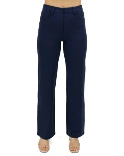 Fab Fit Navy Work Pant - Straight Leg - FINAL SALE -Active Aura Shop FabFitWorkPant StraightLeg Navy 1