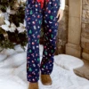 Flannel Christmas Navy Pajama Pants