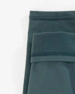 Fleece Lined Spruce Green Pocket Leggings -Active Aura Shop FleeceLinedInterior6
