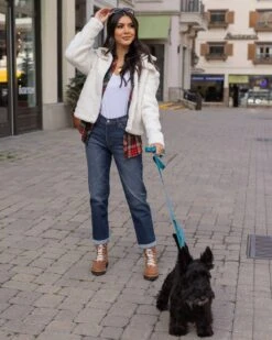 Cream Fleece Jacket - FINAL SALE -Active Aura Shop FleeceShacket Cream 2