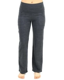 Fleece Lined Straight Leg Charcoal Grey Lounge Pants -Active Aura Shop FleeceStraightLegLeggings CharcoalGrey 1 1