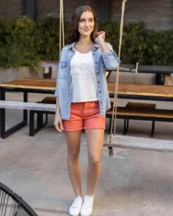 Snow White Floral Lace Tank Top - FINAL SALE -Active Aura Shop FloralLaceTankTop SnowWhite 7