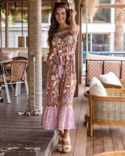 Floral Summer Maxi Dress -Active Aura Shop FloralSummerMaxiDress 5