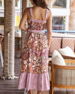 Floral Summer Maxi Dress -Active Aura Shop FloralSummerMaxiDress 6
