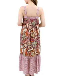 Floral Summer Maxi Dress -Active Aura Shop FloralSummerMaxiDress s2