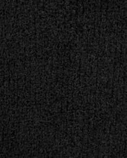 Black Knit Fuzzy Cardigan -Active Aura Shop FuzzyKnittedCardigan Black 4