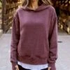 Vintage Washed Wine Fleece Hoodie 1 Vintage Washed Wine Fleece Hoodie -Active Aura Shop G LBatch3 27copy