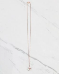 Gemstone Trio Necklace In Rose Gold -Active Aura Shop GemstoneTrioNecklace 2