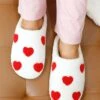 Red Heart Slippers 1 Red Heart Slippers -Active Aura Shop HeartSlippers RedHearts 10