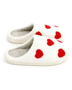 Red Heart Slippers -Active Aura Shop HeartSlippers RedHearts 2