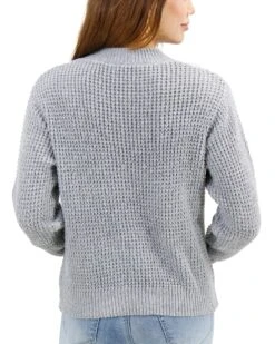 Heathered Grey Waffle Knit Sweater -Active Aura Shop HeatheredWaffleKnitSweater HeatheredGrey 2 0f24e6ca a69b 48b1 8fb0 6b0564d534b8