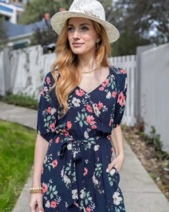 Hello Spring Floral Jumpsuit -Active Aura Shop HelloSpringFloralJumpsuit 4