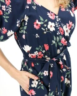 Hello Spring Floral Jumpsuit -Active Aura Shop HelloSpringJumpsuit Floral 2
