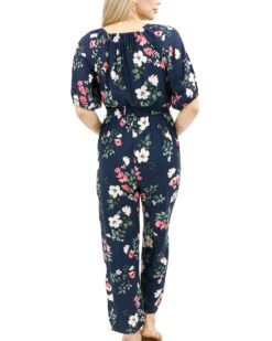 Hello Spring Floral Jumpsuit -Active Aura Shop HelloSpringJumpsuit Floral 3