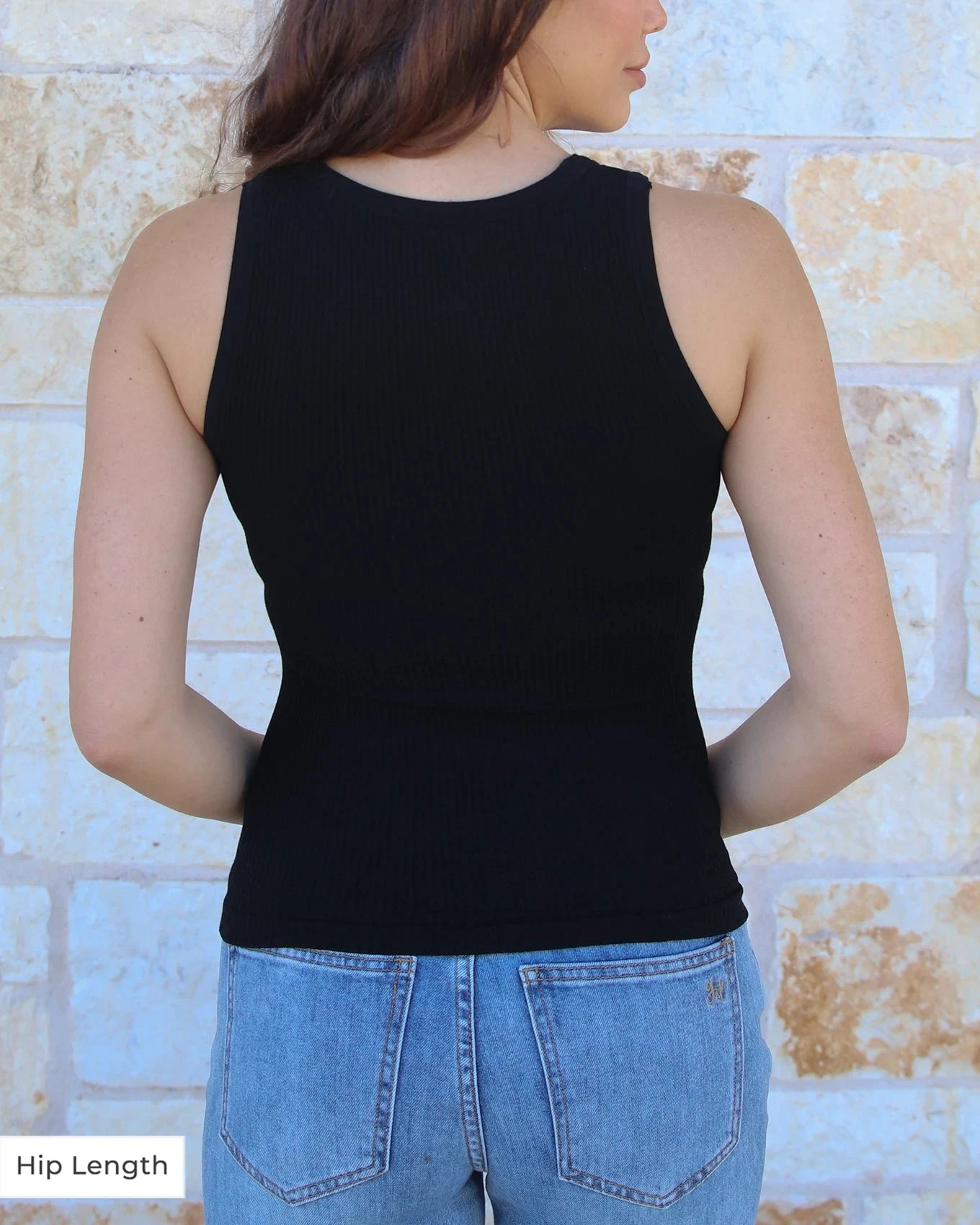 High Neck Black Brami Tank 4 High Neck Black Brami Tank - Image 2