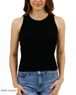 High Neck Black Brami Tank 14 High Neck Black Brami Tank -Active Aura Shop HighNeckBramiTank Waist Black 1 08d2c5d7 837f 4f5b bed4 c9b7a979bf2c