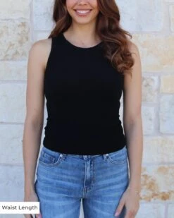 High Neck Black Brami Tank 12 High Neck Black Brami Tank -Active Aura Shop HighNeckBramiTank WaistLength 3 facc4cf2 aecb 426d 8ffa 8be9d36bc575