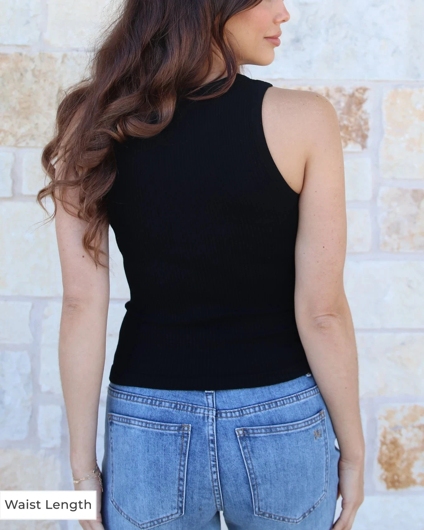 High Neck Black Brami Tank 6 High Neck Black Brami Tank - Image 4