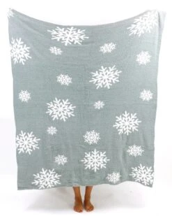 Holiday Cuddle Cloud Blanket - Snowflakes - FINAL SALE -Active Aura Shop HolidayCuddleCloudBlanket Snowflakes 2 6ab4cbc4 5d38 4d7c 9494 5a647f46437c