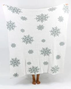 Holiday Cuddle Cloud Blanket - Snowflakes - FINAL SALE -Active Aura Shop HolidayCuddleCloudBlanket Snowflakes 4 ce96546b bc73 4b8c a7b5 17e32f33f84e