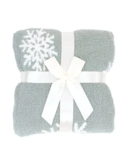 Holiday Cuddle Cloud Blanket - Snowflakes - FINAL SALE -Active Aura Shop HolidayCuddleCloudBlanket Snowflakes 6 03447e14 65ad 4447 9dcd f818799aa30a