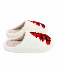 Holiday Plaid Christmas Tree Slippers - FINAL SALE -Active Aura Shop HolidaySlipper PlaidChristmasTree 4