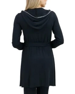 Hooded Black Modal Robe - FINAL SALE -Active Aura Shop HoodedModalRobe Black 5