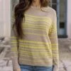 Lemon Lines Lightweight Sweater -Active Aura Shop LemonLinesLightweightSweater Batch2 4