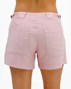 Blush Linen Shorts -Active Aura Shop LinenShorts Blush 9 1