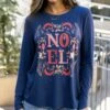 Long Sleeve Crew Neck Graphic Tee - Noel - FINAL SALE 2 Long Sleeve Crew Neck Graphic Tee - Noel - FINAL SALE -Active Aura Shop LongSleeveCrewNeckGraphicTee Noel 10