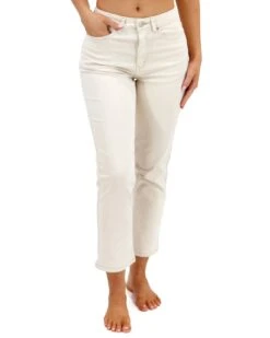 Mel's Fave Non Distressed Cropped Straight Leg Colored Denim In Natural -Active Aura Shop MelsFaveCroppedStraightLegColoredDenim NonDistressed Natural 10