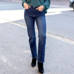 Mel's Fave Non Distressed Dark-Wash Full Length Jeans 14 Mel's Fave Non Distressed Dark-Wash Full Length Jeans -Active Aura Shop MelsFaveFullLengthJeans DarkWash ad