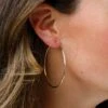 Mel's Favorite Hoop Earrings In Gold -Active Aura Shop MelsFavoriteHoopEarrings Gold 2 1