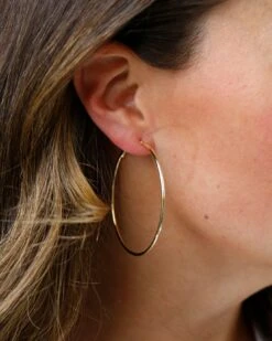 Mel's Favorite Hoop Earrings In Gold