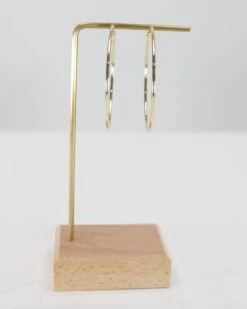 Mel's Favorite Hoop Earrings In Gold -Active Aura Shop MelsFavoriteHoopEarrings Gold 3 1