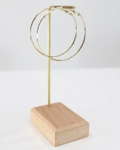 Mel's Favorite Hoop Earrings In Gold -Active Aura Shop MelsFavoriteHoopEarrings Gold 4 1