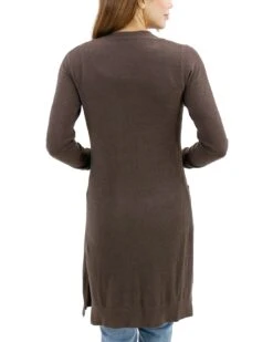 Micro Bambü Café Cardigan -Active Aura Shop MicroBambuDusterCardigan Cafe 3