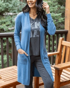 Micro Bambü Dusk Blue Cardigan