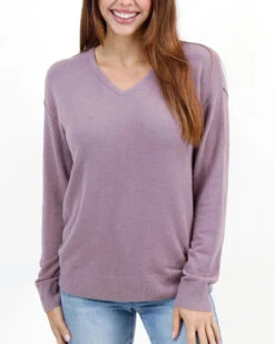 Micro Bambü Dusty Mauve Lightweight Sweater -Active Aura Shop MicroBambuLightweightSweater DustyMauve 3 1