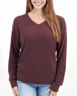 Micro Bambü Russet Lightweight Sweater -Active Aura Shop MicroBambuLightweightSweater Russet 1 1