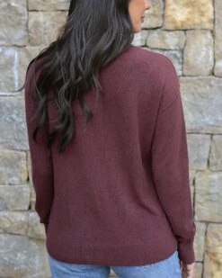 Micro Bambü Russet Lightweight Sweater -Active Aura Shop MicroBambuLightweightSweater Russet 11