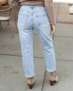 Mid-Rise Non-Distressed Vintage Wash Girlfriend Jeans 14 Mid-Rise Non-Distressed Vintage Wash Girlfriend Jeans -Active Aura Shop MidRiseGirlfriendJeans VintageWash NonDistressed 7