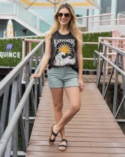 Mineral Washed Graphic Tank - Happiness -Active Aura Shop MineralWashedGraphicTank Happiness 8