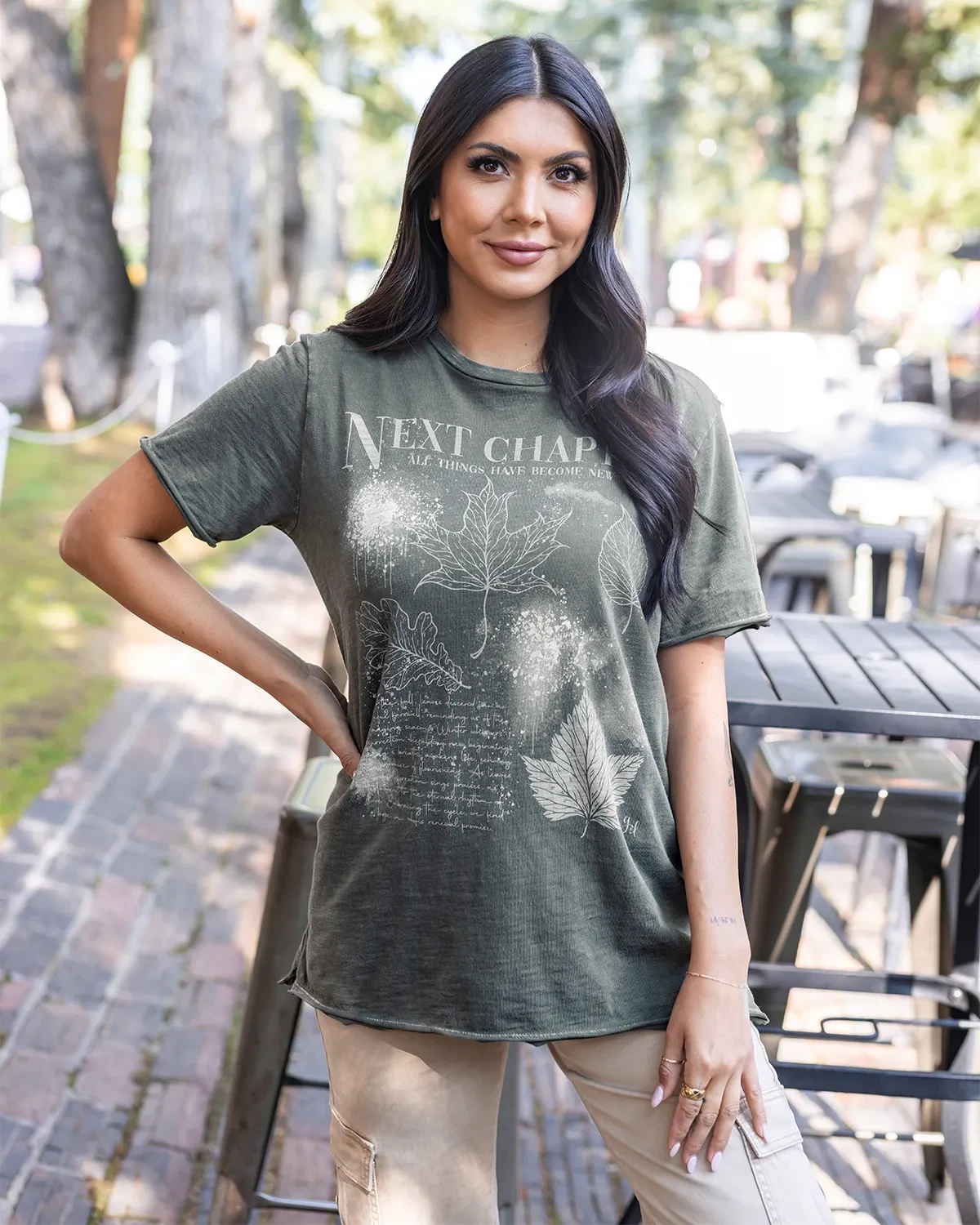 Mineral Washed Graphic Tee - Next Chapter 5 Mineral Washed Graphic Tee - Next Chapter - Image 3