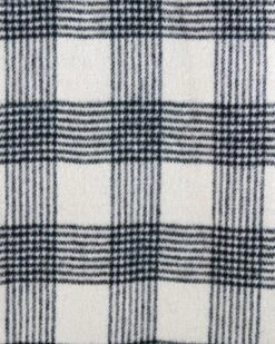 Flannel Ivory/Black Plaid Shacket - FINAL SALE 20 Flannel Ivory/Black Plaid Shacket - FINAL SALE -Active Aura Shop NeutralPlaidShacket IvoryBlackPlaid 3 1