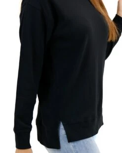 Original Essentials Black Long Sleeve Tee -Active Aura Shop OriginalEssentialsLongSleeveTee Black 2