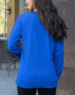 Original Essentials Cobalt Long Sleeve Tee -Active Aura Shop OriginalEssentialsLongSleeveTee Colbalt 12