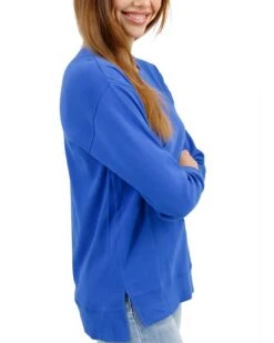 Original Essentials Cobalt Long Sleeve Tee -Active Aura Shop OriginalEssentialsLongSleeveTee Colbalt 2